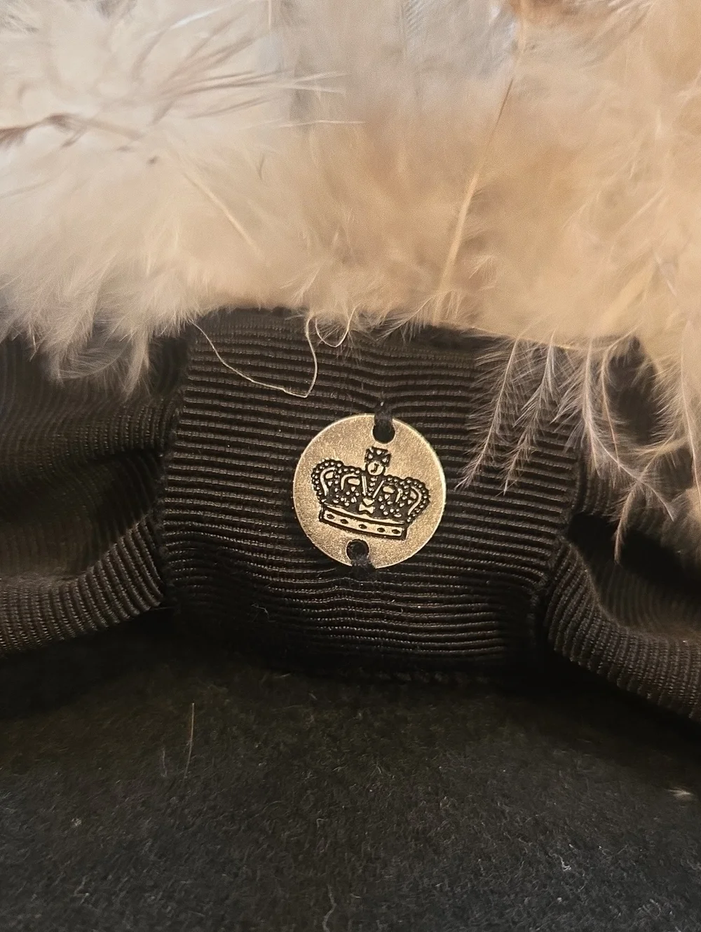 Juicy Couture 100% Black Wool Fedora